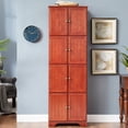 thumbnail image 1 of Cherry - MDF Cabinet - Spacious Storage for Home Office, 1 of 6