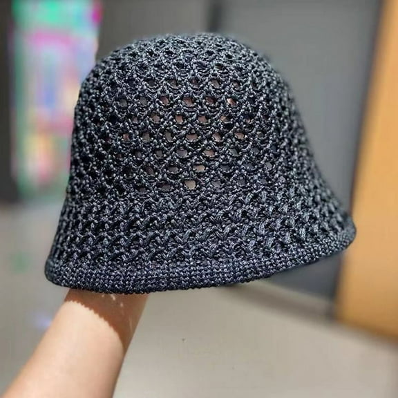 Simple Girl Sun Hat Wide Brim Floppy Summer Hats for Women Beach Panama Straw Dome Weave Bucket Hat Femme Shade Hat Women Hats Women's Straw Sun Hat Hand-Woven Packable Summer Floppy UV Protection Hat