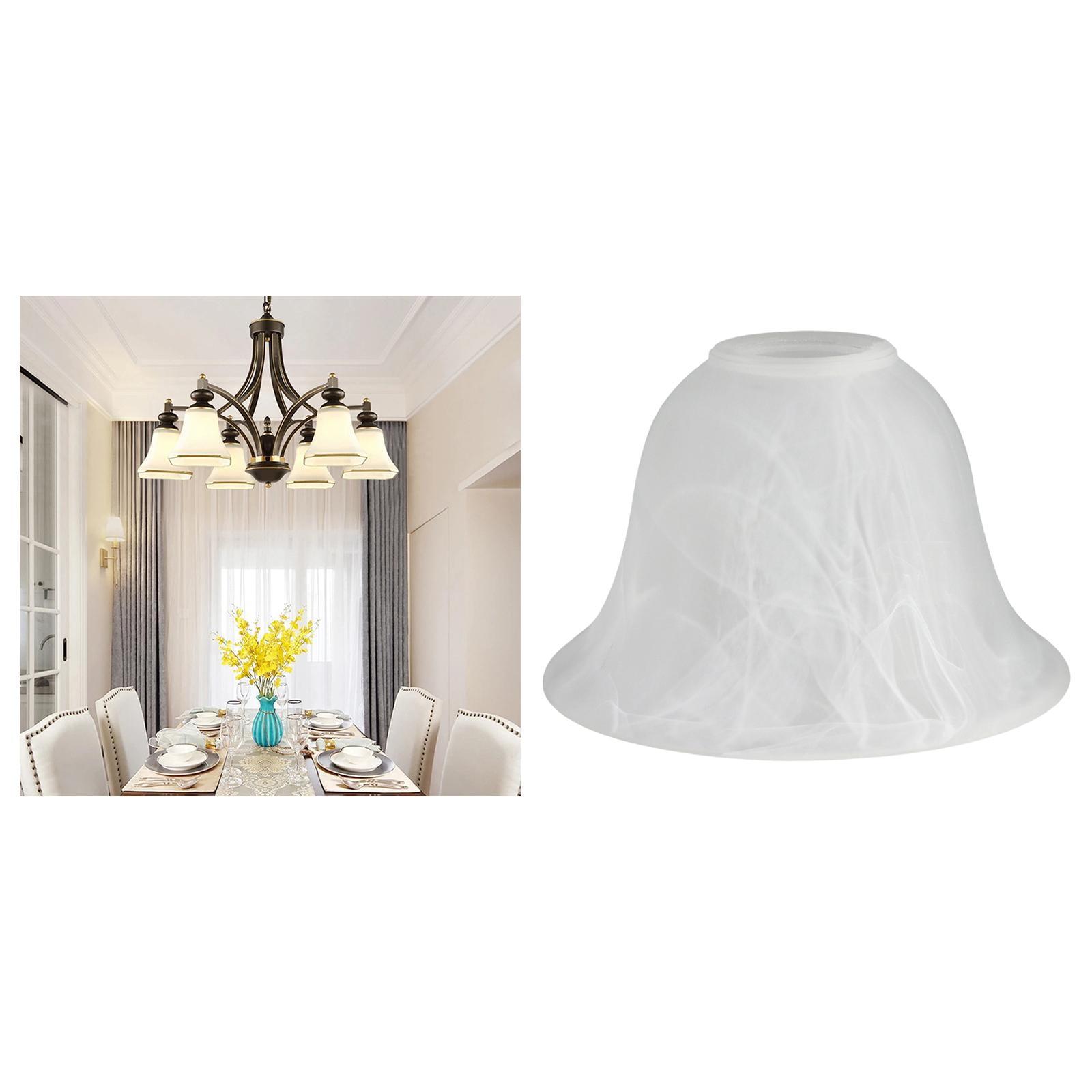 Simple Glass Lamp Shade, Decorative Wall Sconce Desk Lamp Pendant Light  Cage Bulb Guard Lampshade for Kitchen Cafe Bedroom Office Decoration -  Walmart.com