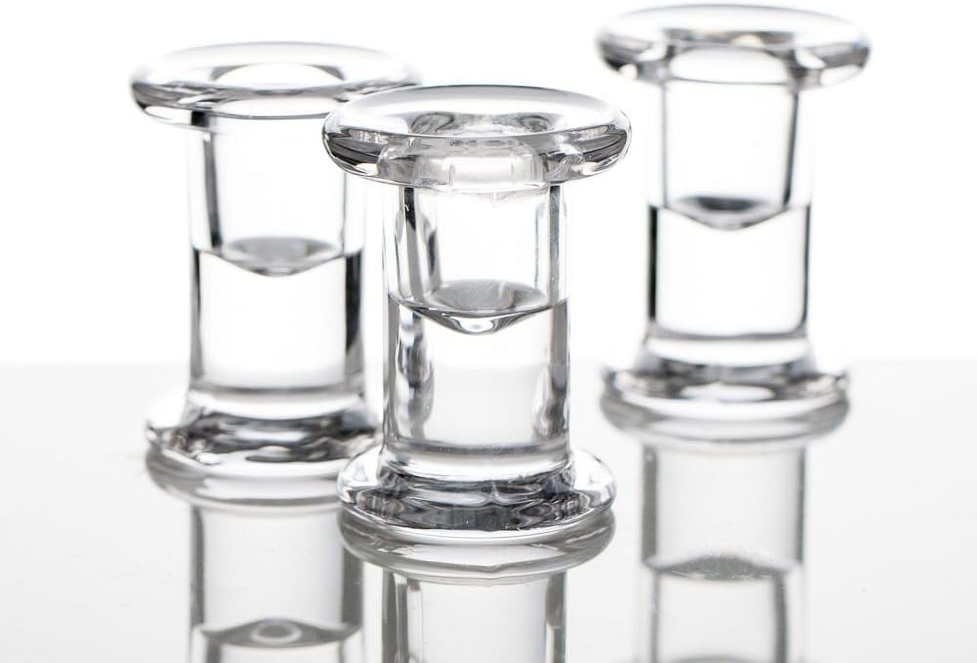 Simple Glass Taper Candle Holder Set Of 6