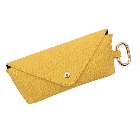 Simple Glasses Holder Eyewears Storage Pocket Snap Fastening Closure Scratchproof