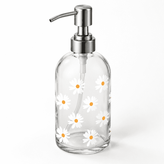 Simple Glsoap Dispenser With Rust Proof Pump Kitchen Dish For Shower