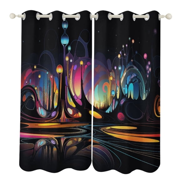 Simple Golden Ripple Modern Window for Living Room Curtains for Child Bedroom Kitchen Decor Blinds Drapes