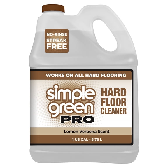 Simple Green Pro Floor Cleaner, Lemon Verbena Scent, 1 Gallon