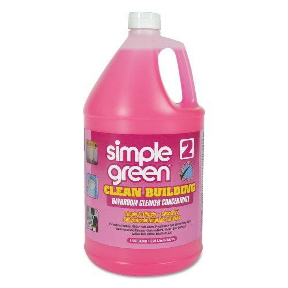 Simple Green 11101 Clean Building Bathroom Cleaner Concentrate, Unscented, 1gal Bottle
