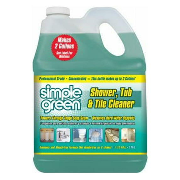 Simple Green 1710000402128 Professional Grade Shower Tub & Tile Cleaner, Gallon - Quantity 1