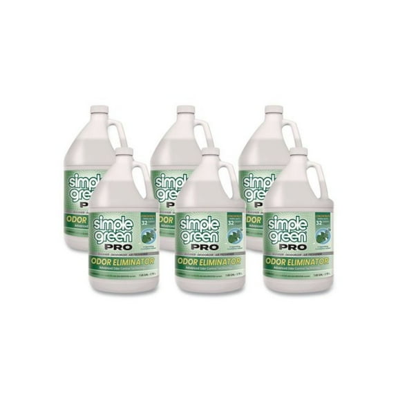 simple green Pro Odor Eliminator, Eucalyptus Scent, 1 gal Bottle, 6/Carton