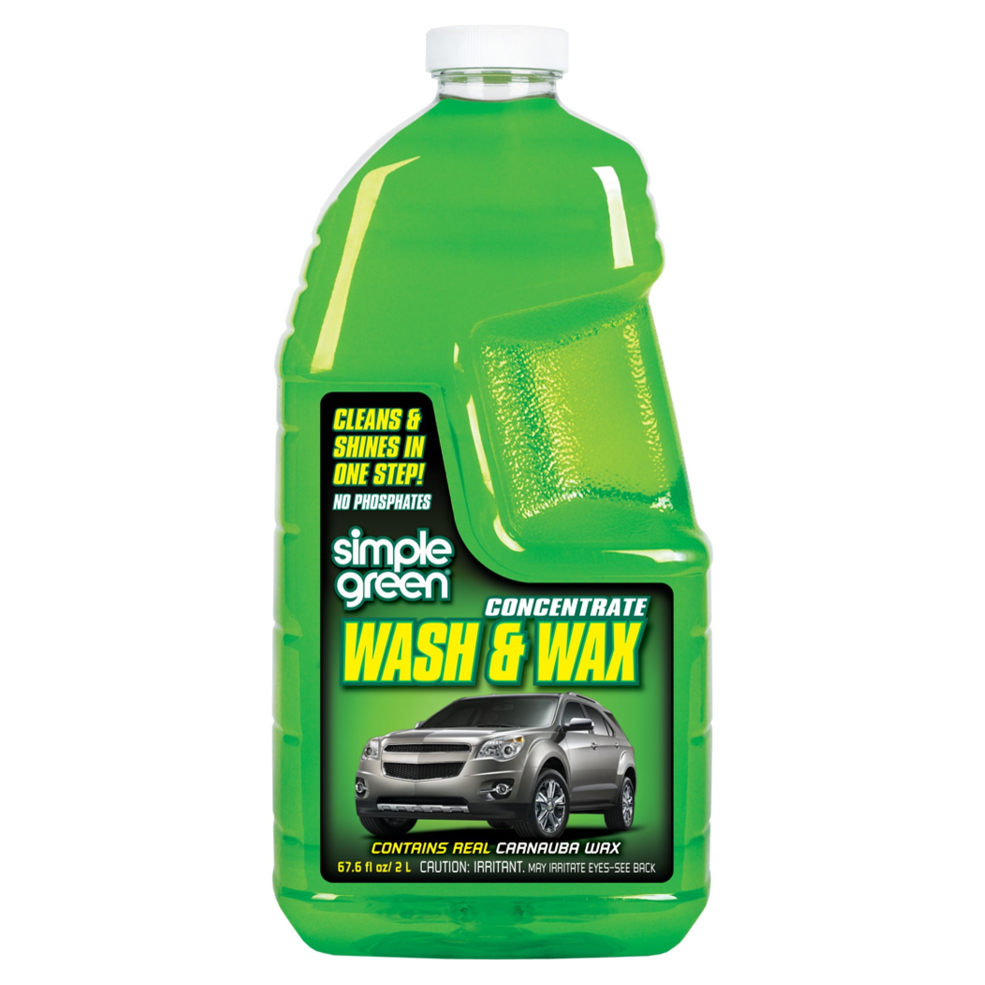 Simple Green 67 oz. Car Wash & Wax with Real Carnauba, Deep Clean & Shine, for All Automotive