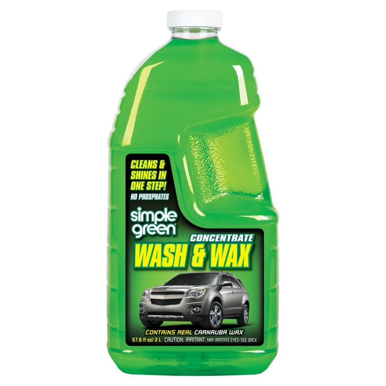 Simple Green 67 oz. Car Wash & Wax with Real Carnauba, Deep Clean