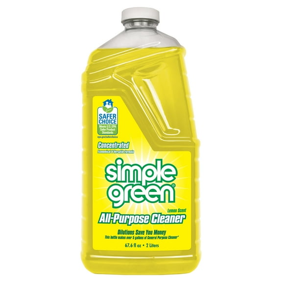 Simple Green All-Purpose Cleaner Concentrate Refill, Lemon Scent, 67.6 fl. oz