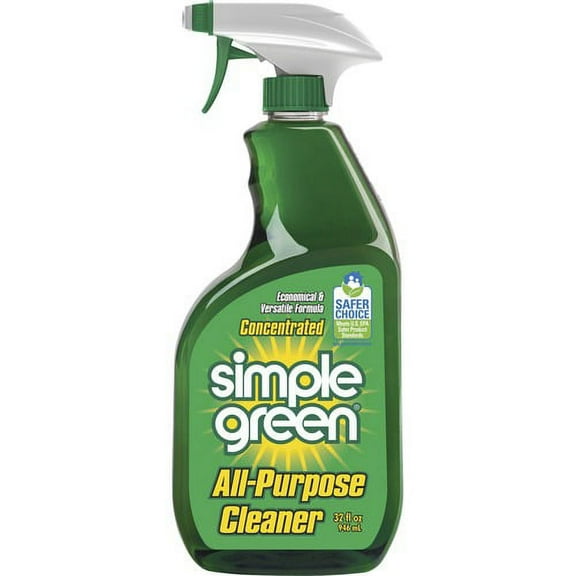 Simple Green All-Purpose Concentrated Cleaner - Concentrate Liquid - 32 fl oz (1 quart) - 1 Each - Green | Bundle of 10 Each