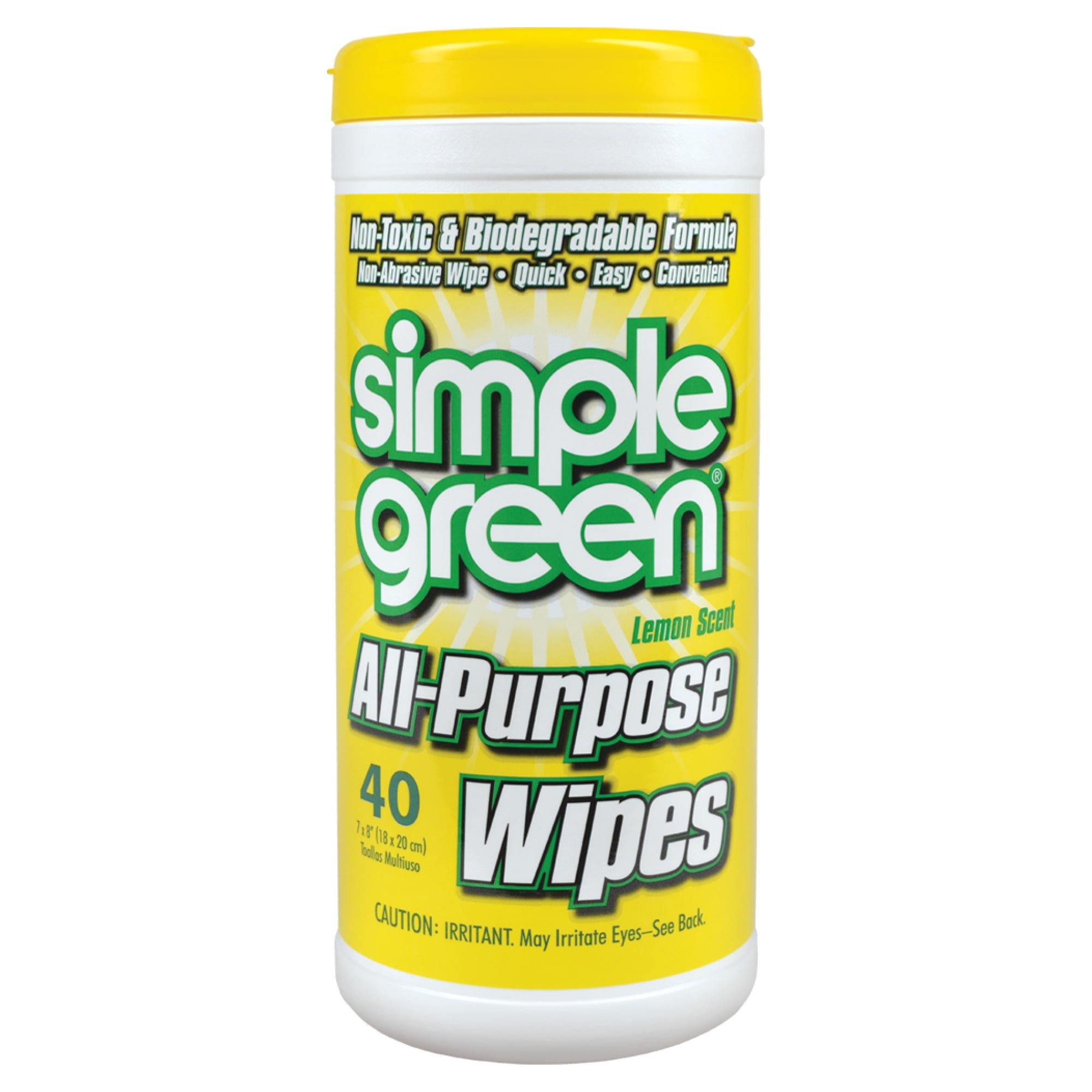 Simple Green All Purpose Wipes Lemon Scent 40 Ct.