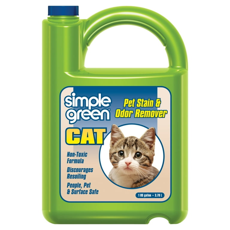 Simple Green Cat Pet Stain and Odor Remover, Enzyme Cleaner, Urine