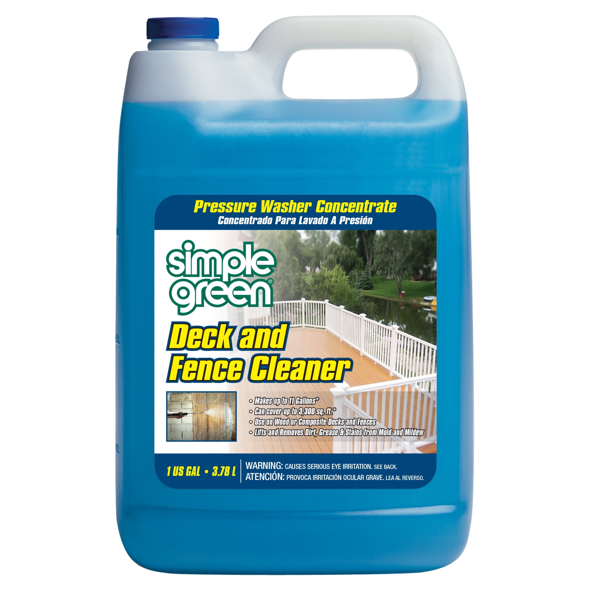 Simple Green Outdoor Surface Spray Wash Liquid, Deck and Fence Cleaner