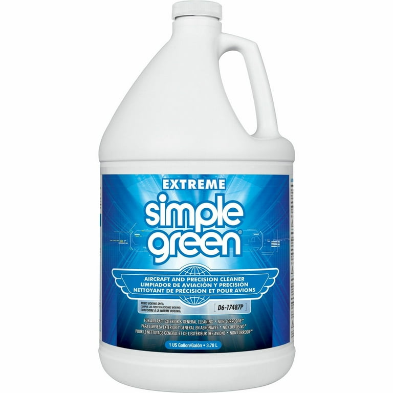 Simple Green Extreme Aircraft/Precision Cleaner - 1 gal - Unscented - 4 / Carton - Clear Simple Green Extreme Aircraft/Precision Cleaner - 1 gal - Unscented - 4 / Carton - Clear