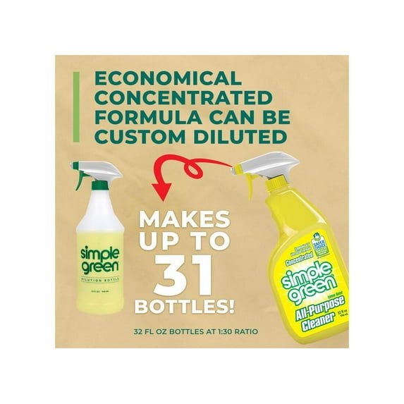 Simple Green Lemon Scent Concentrated All Purpose Cleaner Liquid 32 oz