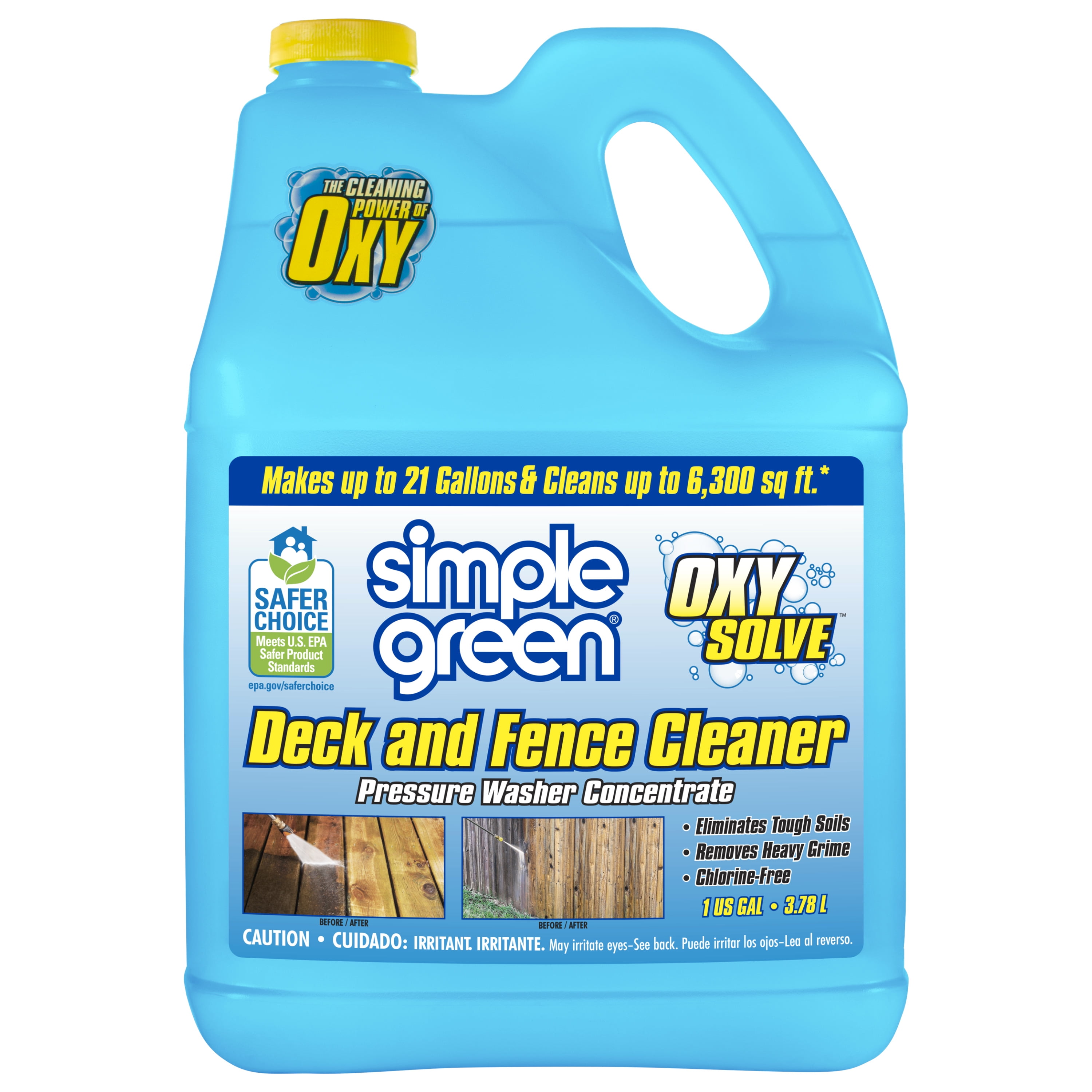 Simple Green Oxy Solve Deck and Fence Pressure Washer Concentrate