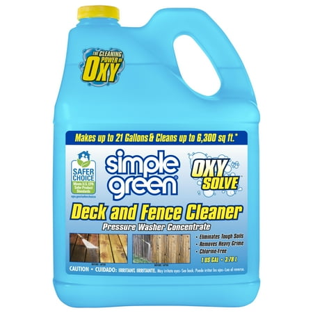 Simple Green Oxy Solve Deck and Fence Pressure Washer Concentrate