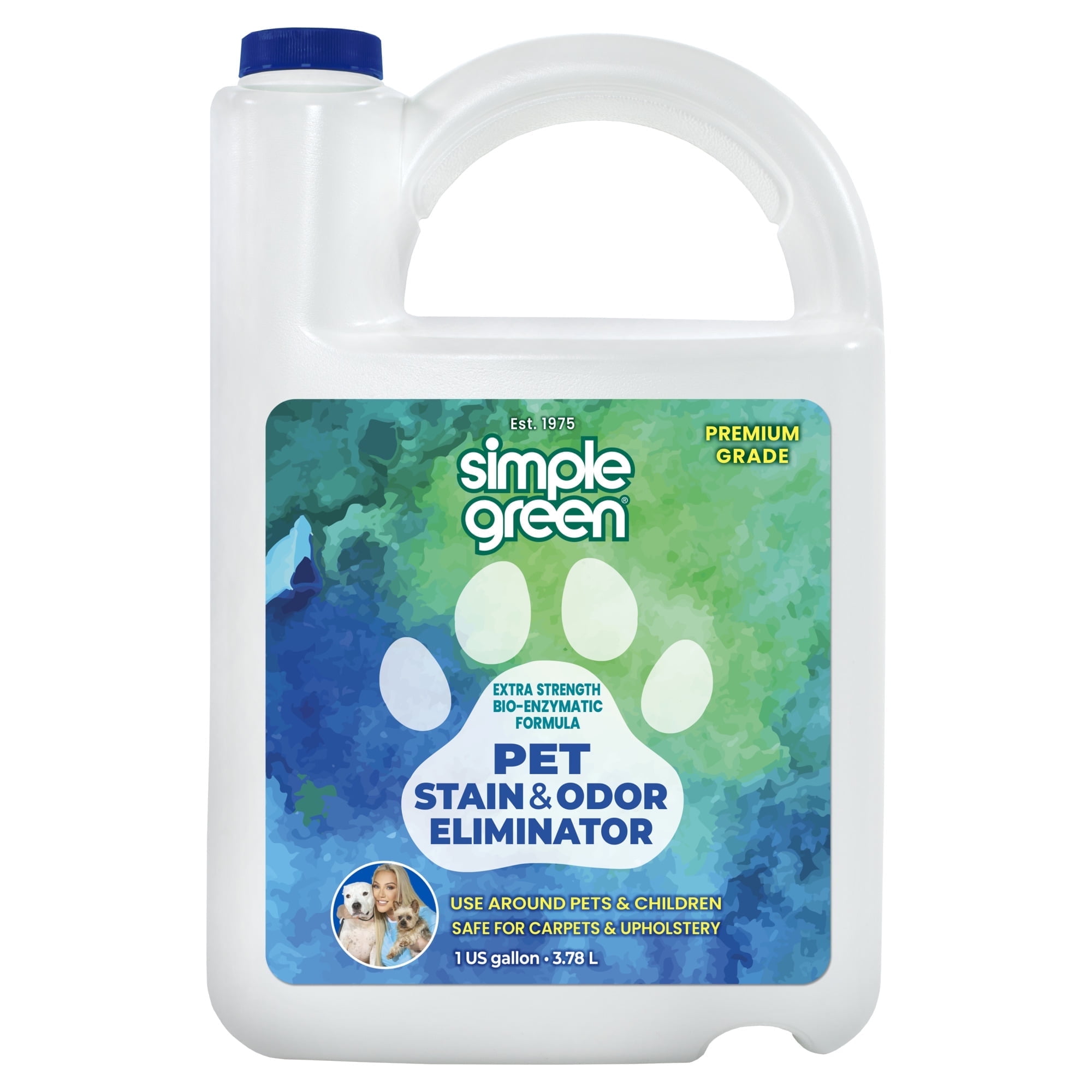 Simple Green Pet Stain and Odor Eliminator, Herbal Scent, 1 Gal