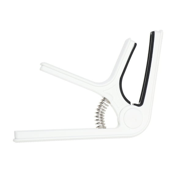 SOPOTUTU Guitar Capo for Acoustic Guitar Accessories White Plastic Steel 1Pack 9.57X3.74X0.39In