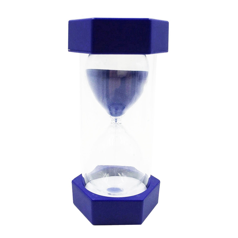 Sandy Clock Simple Hexagon Sand Hourglass 8 Minutes Plastic Security Sand Timer ...