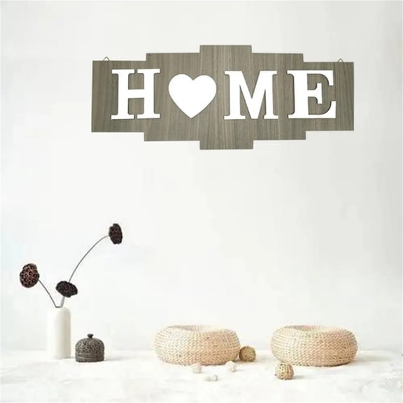 Simple Home Wall Hangings/ Home Sign Rustic Wood Home Wall Decor Large Farmhouse Home Sign Plaque Wall Hanging For Bedroom Living Room Wall Wedding Decor