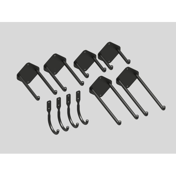 Simple Hooks Kit | All Purpose Storage | 4 - 5 Hook Types Per Kit