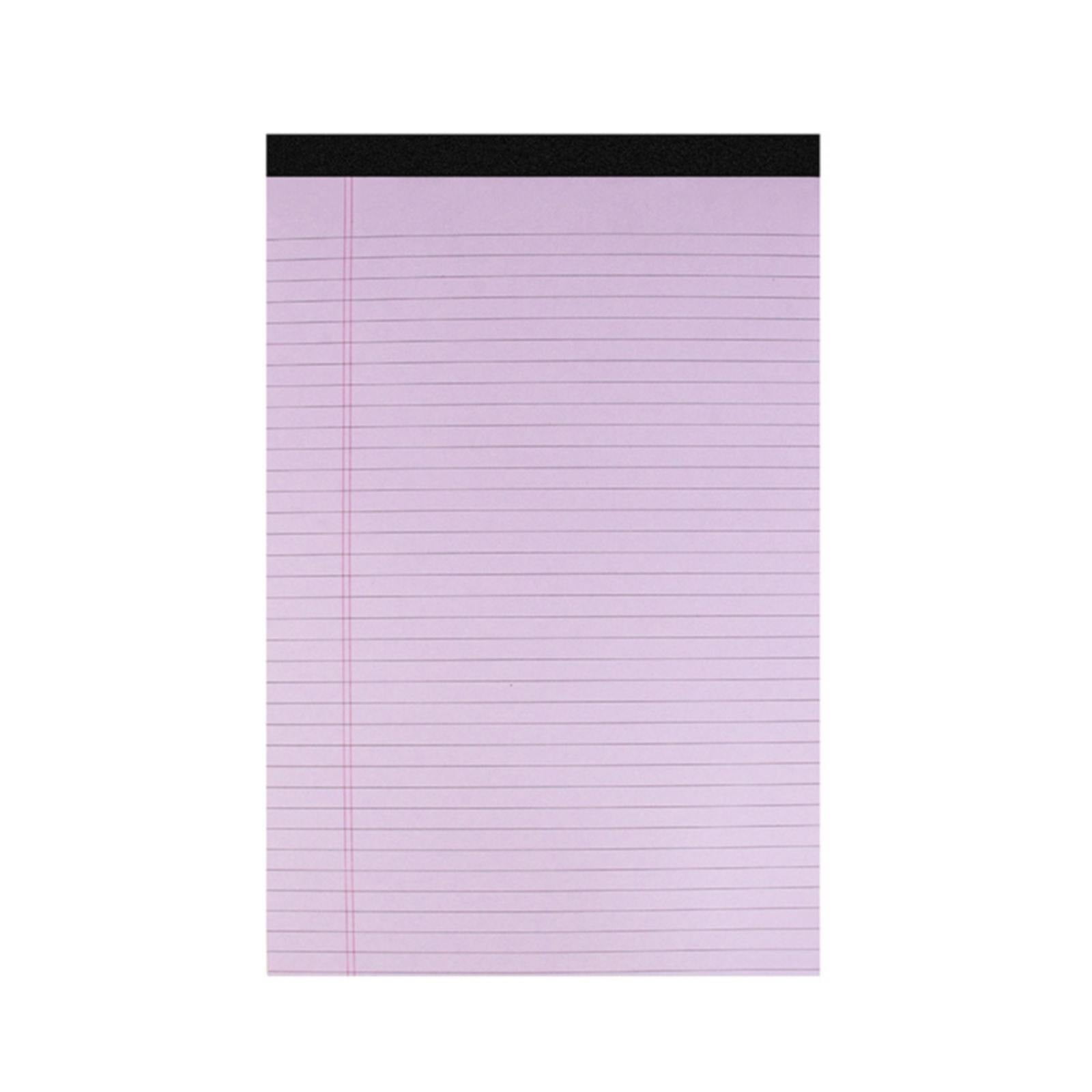 Simple Horizontal Line Memo Notepad, Purple