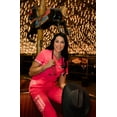 thumbnail image 1 of Women's scrub top, Western, Workwear, Uniform, Scrub Sets, Spurrin' Scrubs-Simple Hot Pink Aztec Top, 1 of 2