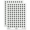 thumbnail image 1 of Simple House Solid 200+ Round Stickers - White - Matte Finish - 0.50" Size, 1 of 3