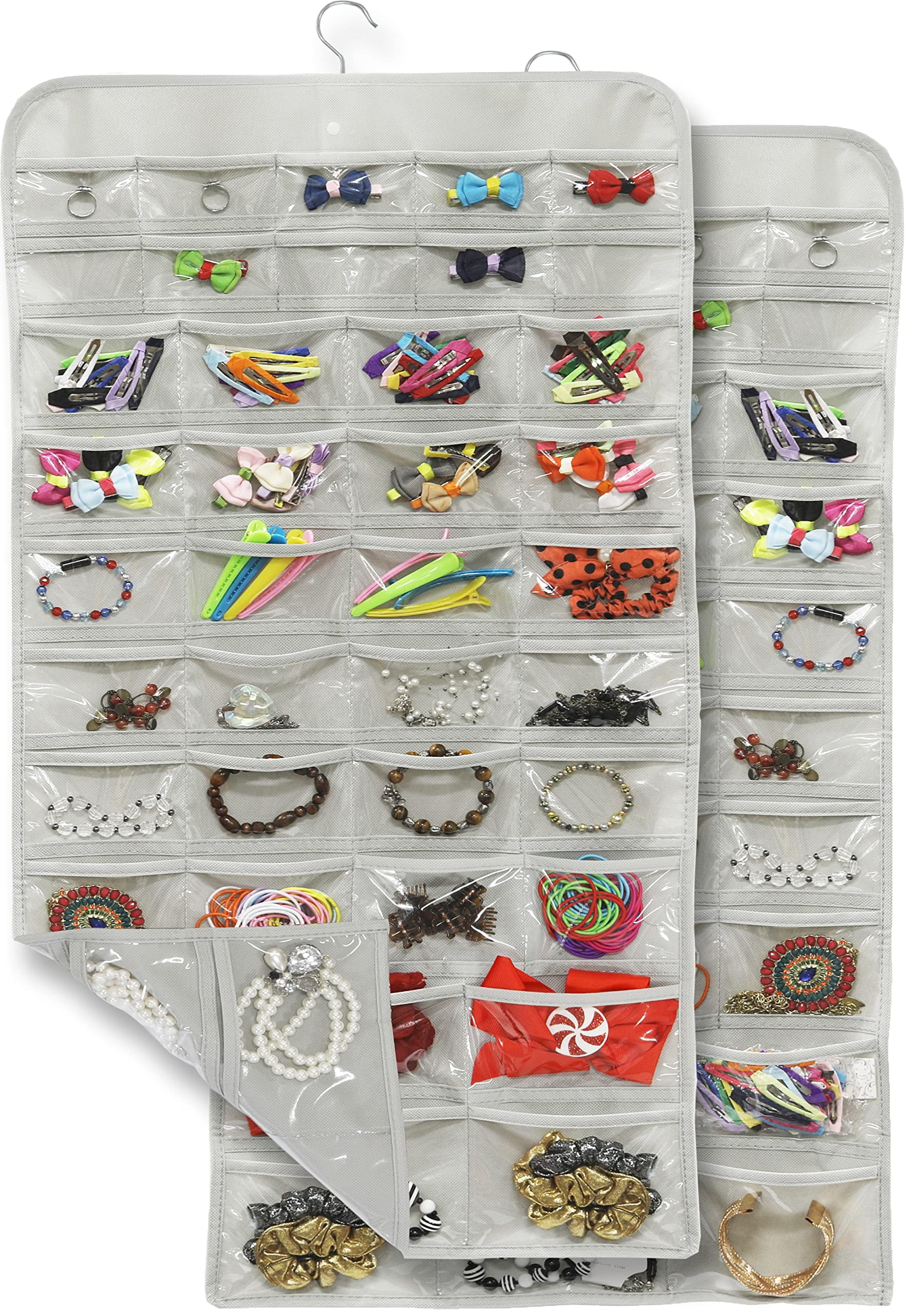 Plastic hanging sale jewelry organizer