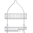 thumbnail image 1 of Simple Houseware Large Hanging Shower Head Caddy Bathroom Organizer, Stainless Steel, 1 of 4