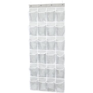 Travelwant Shoe Organizer Storage Boxes for Closet Clear Plastic