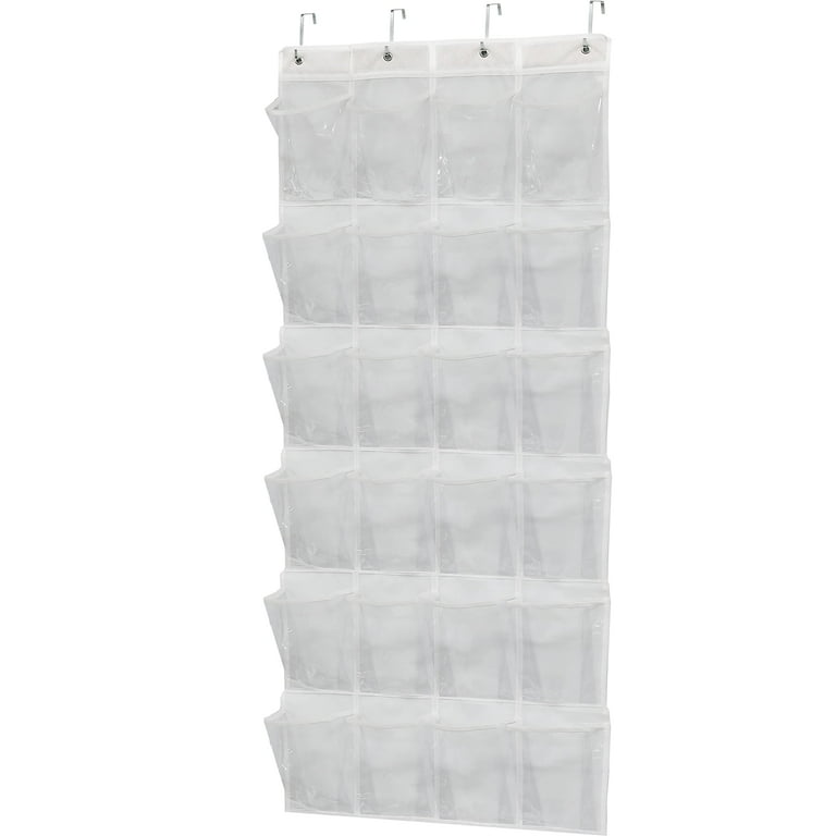 24-Pocket Over the Door Shoe Organizer