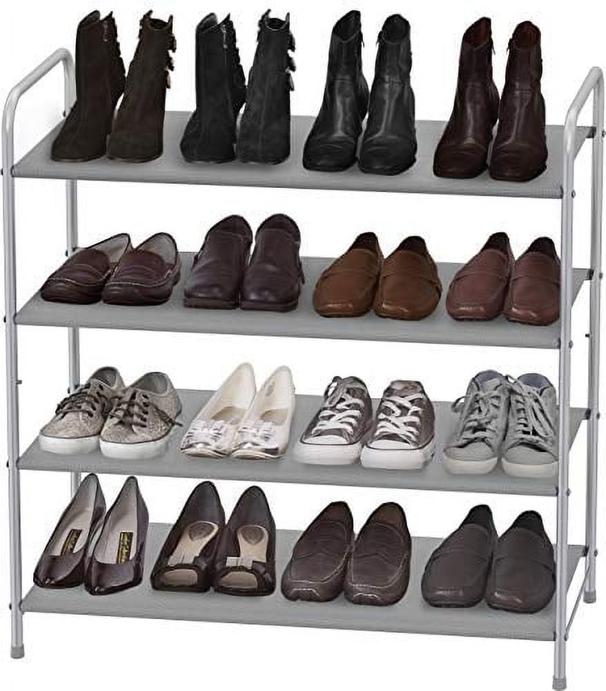 Simple Houseware 3-Tier Shoe Rack Storage Organizer 12-Pair / 20-Pair, Bronze