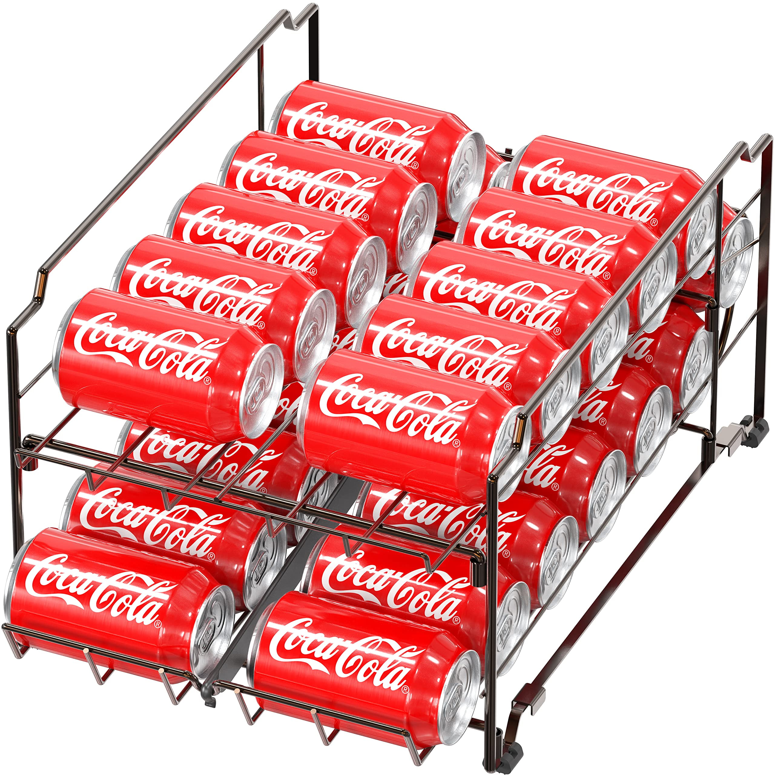 Simple Houseware Dual Row Front Loading Can Dispenser, Bronze