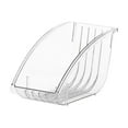 thumbnail image 1 of Simple Houseware Food Container Lid Organizer Dividers Lids Storage Rack for Kitchen Cabinet Drawers Storage, Clear Lid Organizer for Pantry Shelves, Cupboards, Space Saving, 1 of 5