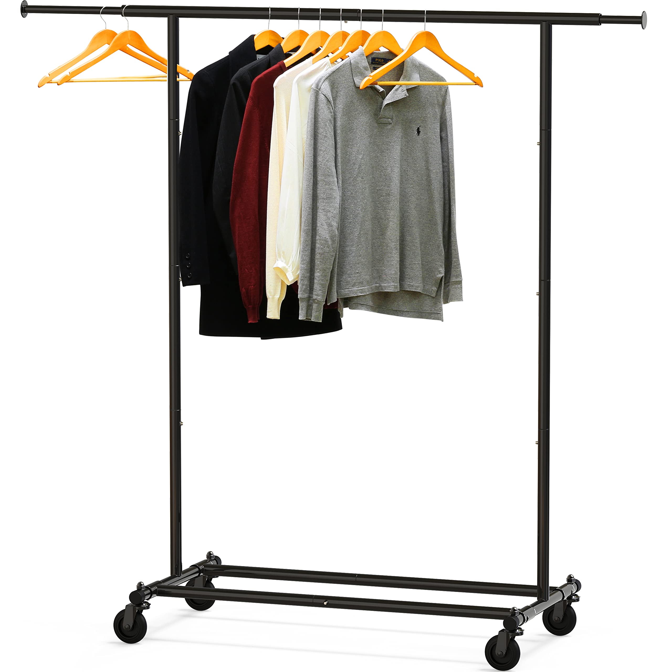 Heavy duty clothes outlet rails second hand