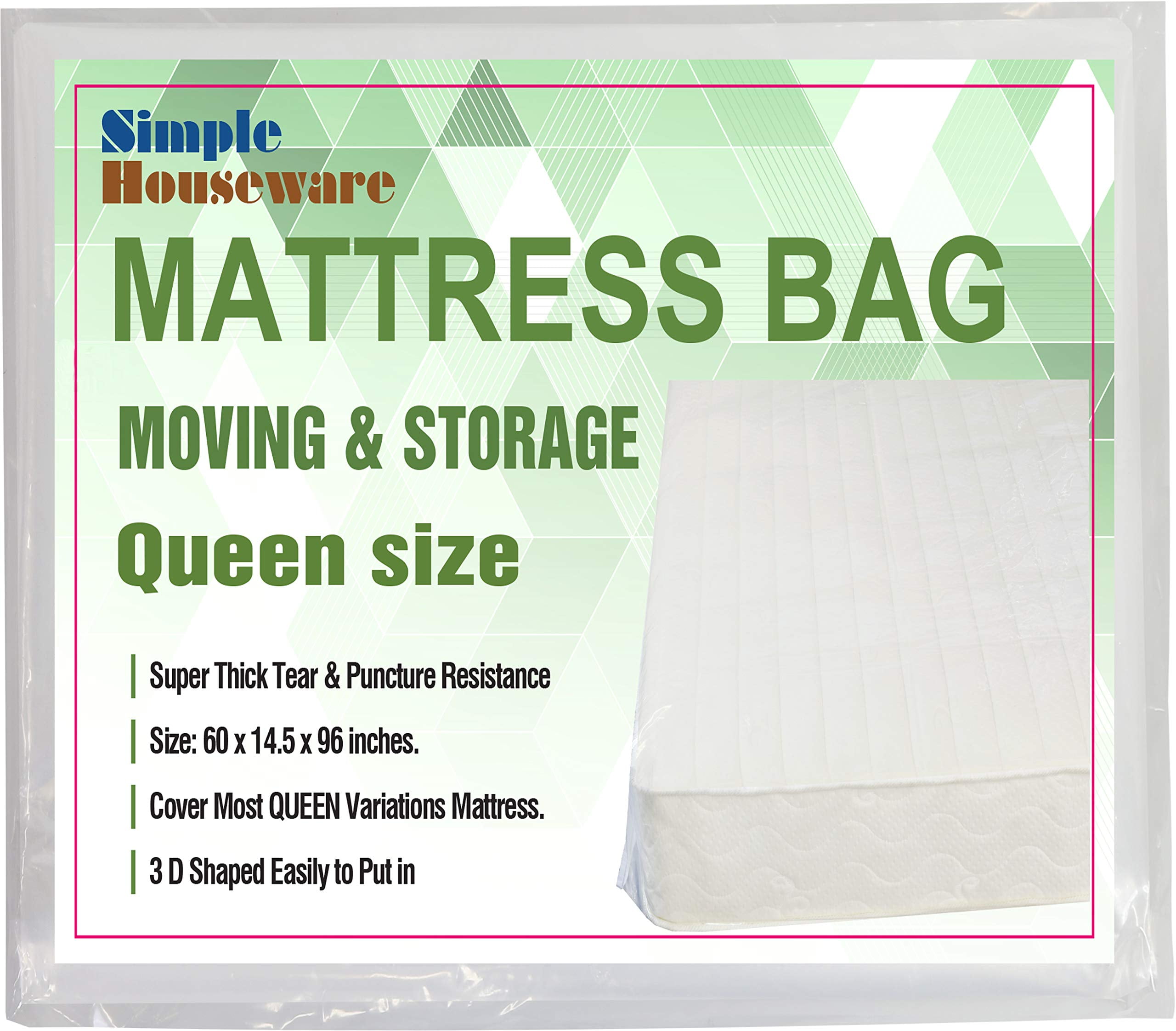 Simple Houseware Queen Size Mattress Bag