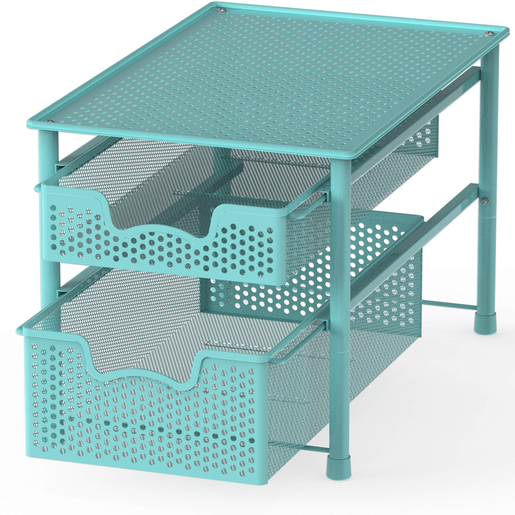  Xicennego Stackable 2-Tier Sliding Storage Drawer