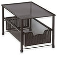 Simple Houseware Stackable Under Sink Sliding Basket Organizer