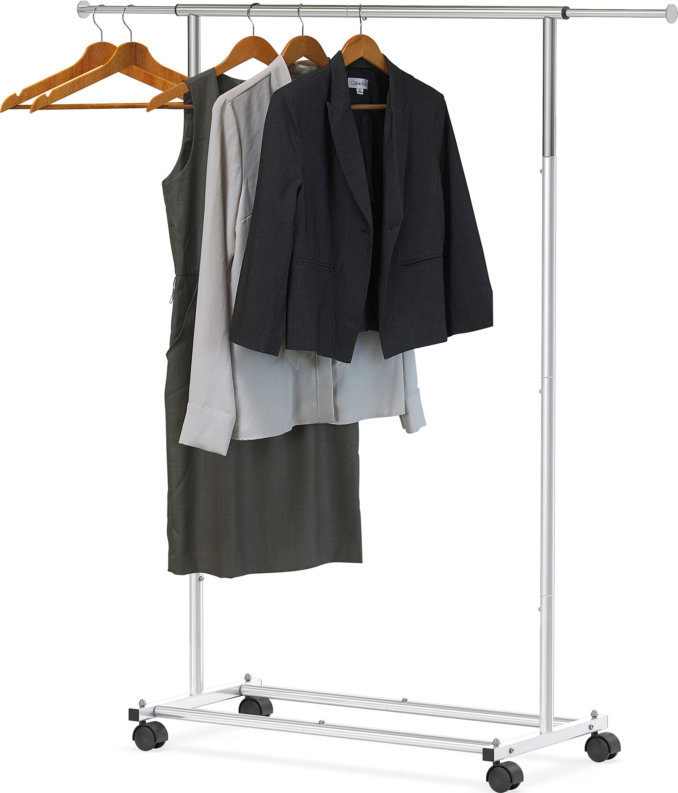 Simple Houseware Heavy Duty Double Rail Clothing Garment Rack