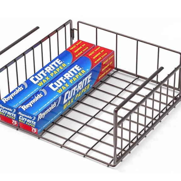 Simple Houseware Under Shelf Basket, Bronze