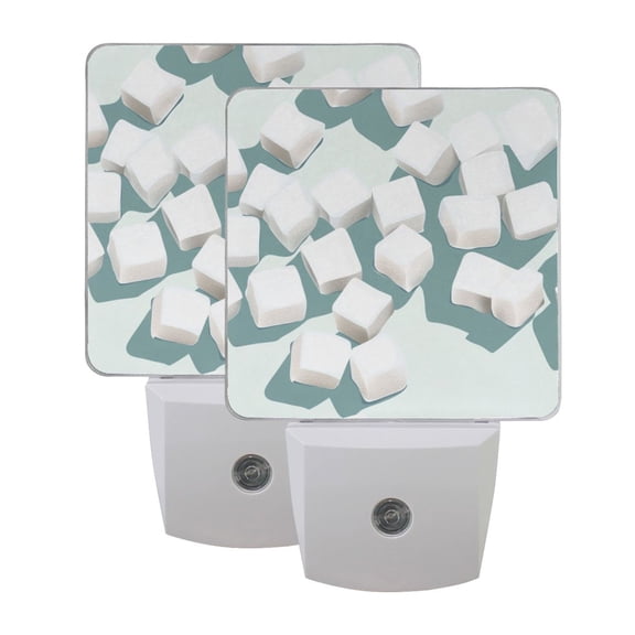 Simple Ice Candy LED Night Light with Smart Sensor Plug Into Wall Dusk to Dawn 2 packs