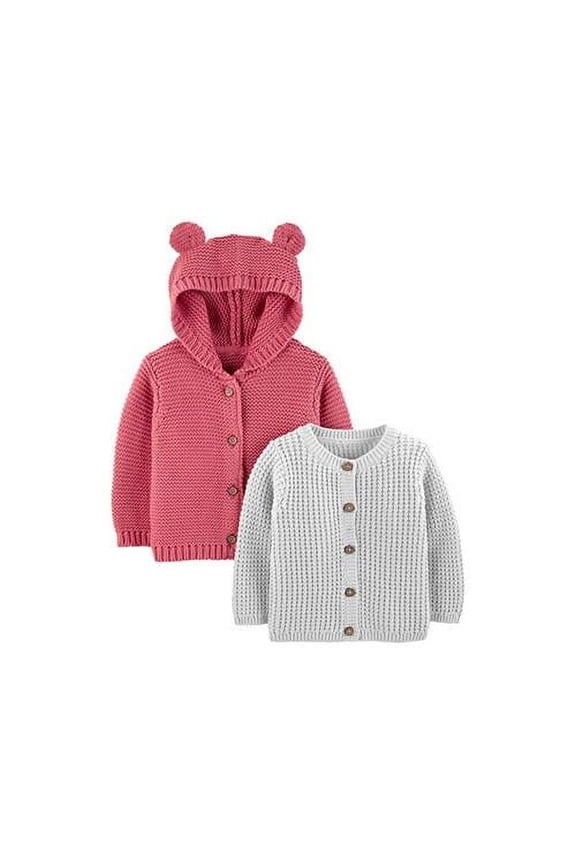 Baby 2-Pack Knit Cardigan Sweaters