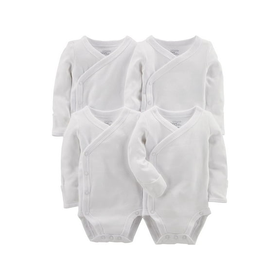 Simple Joys by Carter's Baby 4-Pack Side Snap Bodysuit