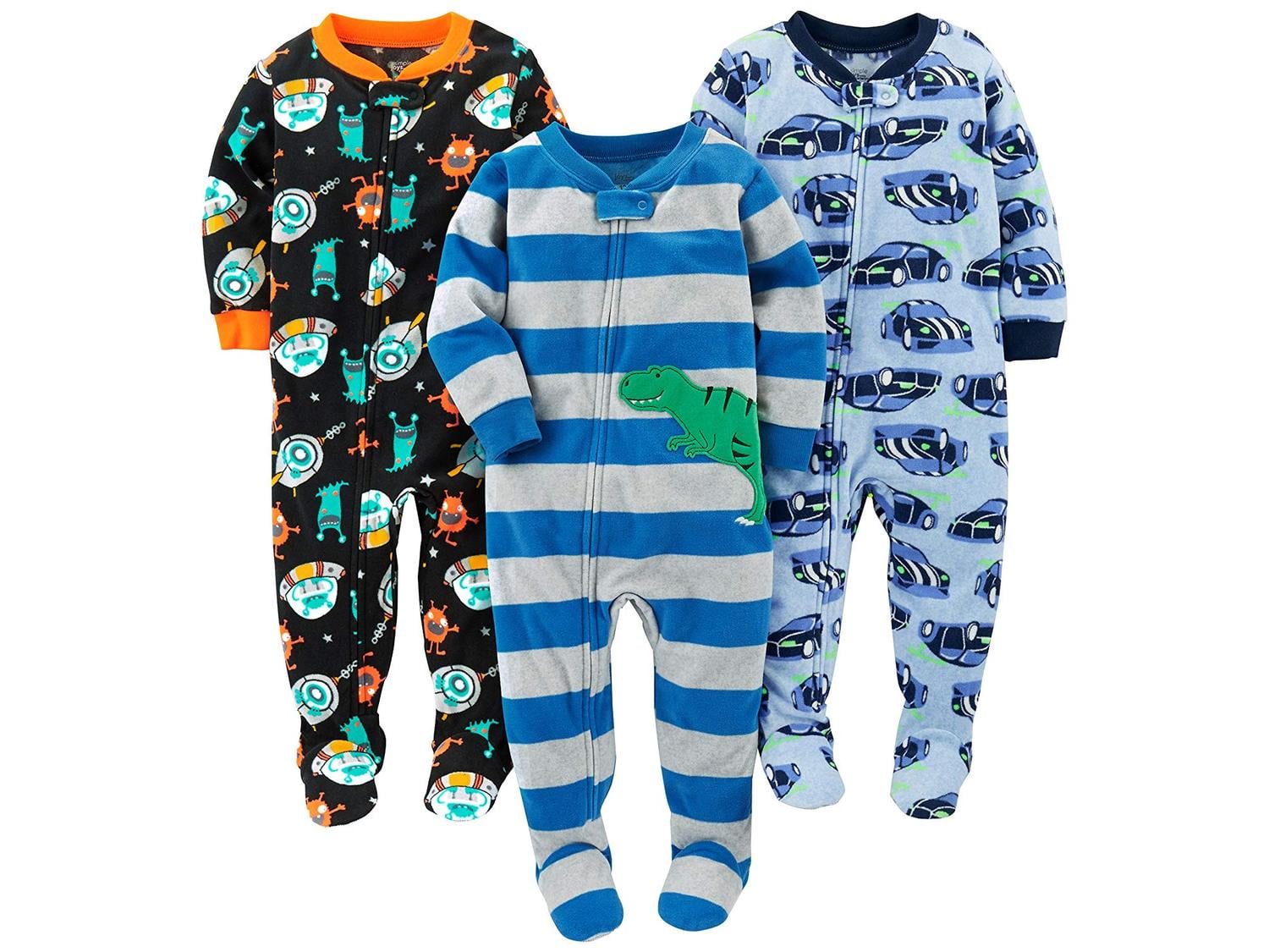 Pigiama Bambino Carter's - Set 3 Pezzi Con Maglie Manica Lunga E Pantaloni | 100% Cotone - Foto 9