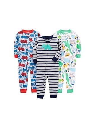 Pigiamini Infantili Carter's | Pacco Da 3 | 100% Cotone | Vestibilità Aderente Per Sicurezza - Foto 12