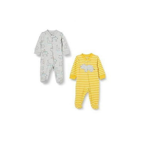 Simple Joys by Carter's Boys' 2-Pack Cotton Footed Sleep and Play