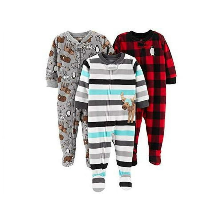24 month fleece footed pajamas shop